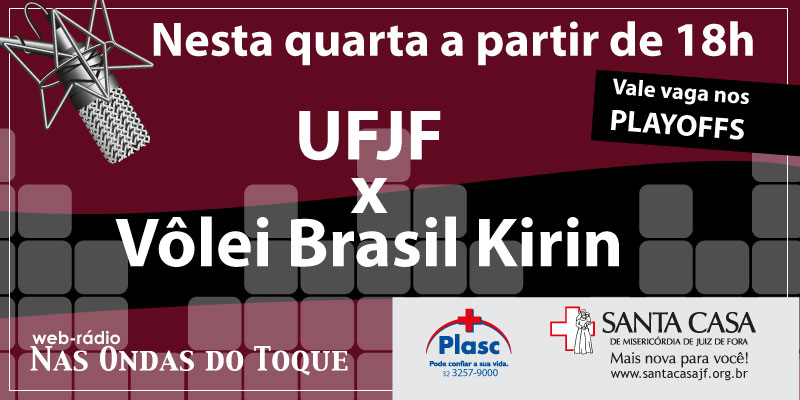 Leia mais sobre o artigo UFJF x Vôlei Brasil Kirin: Toque transmite ao vivo jogo que pode levar Federal aos playoffs