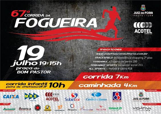Leia mais sobre o artigo Três mil atletas são esperados na Corrida da Fogueira/PJF. Confira o kit da prova