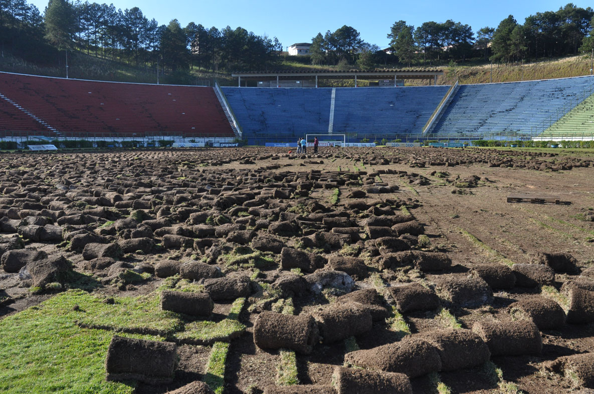 Leia mais sobre o artigo Estádio Mário Helênio: reforma do gramado e novo sistema de irrigação em obra de R$ 1,5 milhão