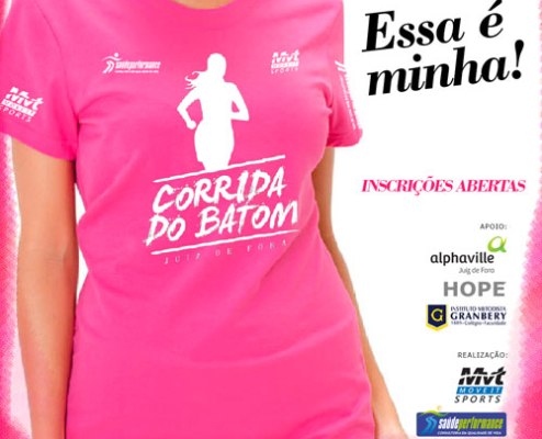 Leia mais sobre o artigo Só para elas: Corrida do Batom é atração sábado em Juiz de Fora
