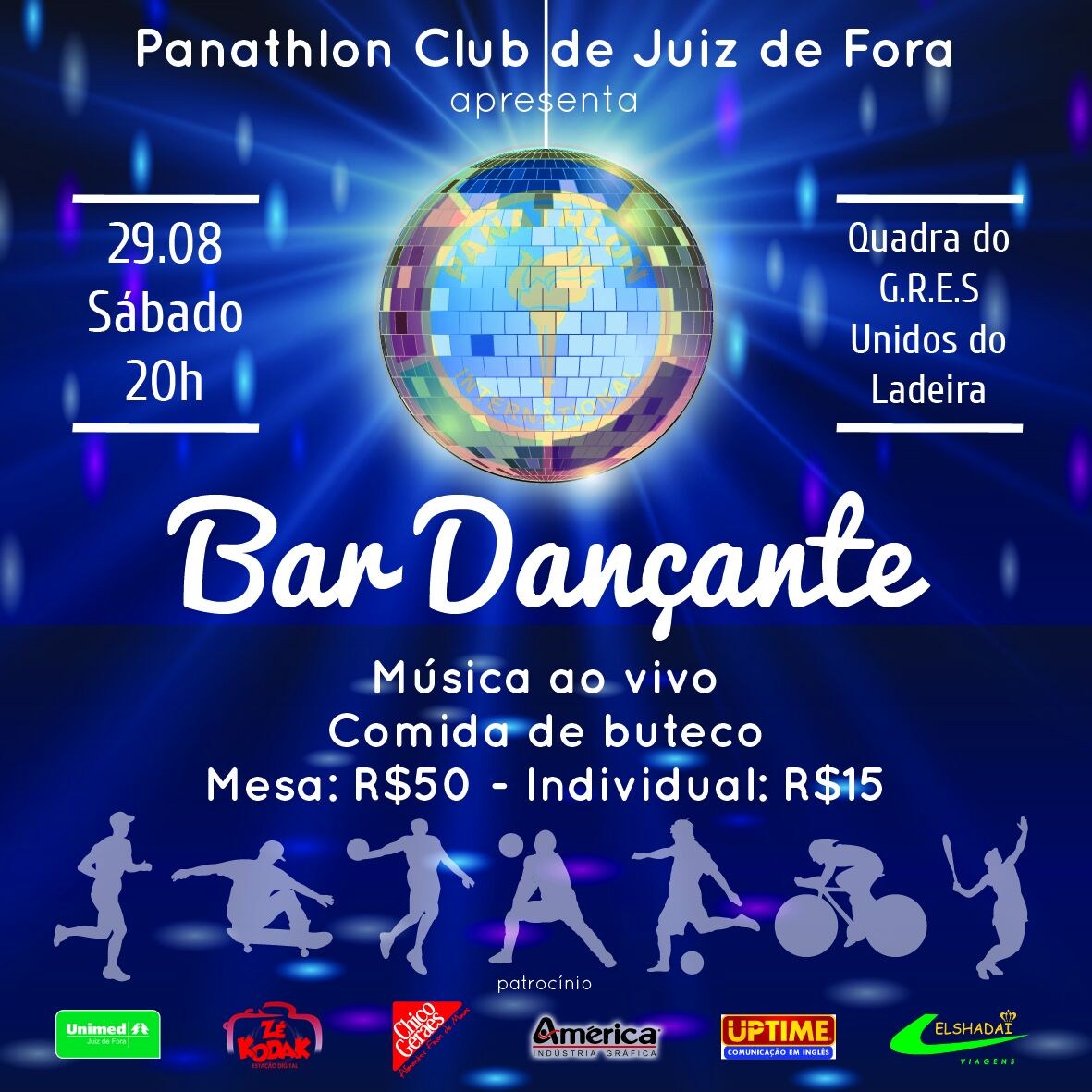 Leia mais sobre o artigo Bar Dançante é a nova atração do Panathlon Club Juiz de Fora
