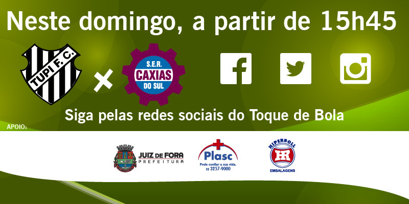 Leia mais sobre o artigo Líder x lanterna: Tupi espera Caxias “jogar por uma bola” e Toque cobre a partir de 15h45
