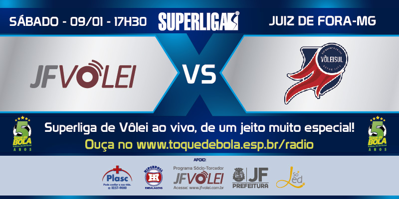 Leia mais sobre o artigo Contra-ataque e reação: JF Vôlei abre returno da Superliga contra Voleisul/Paquetá (RS). Toque transmite