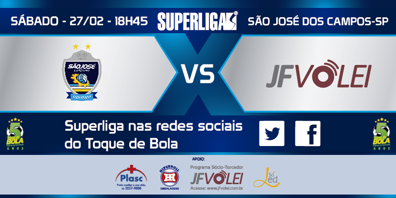 Leia mais sobre o artigo Com “um pé na seletiva”, JF Vôlei busca triunfo inédito contra São José e Toque acompanha