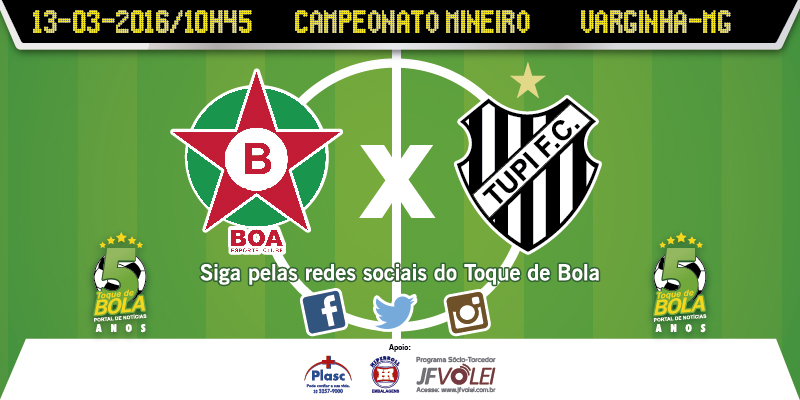 Leia mais sobre o artigo Contra crise, Tupi visita Boa Esporte e Toque segue: “Vestimos uma camisa de muita grandeza”