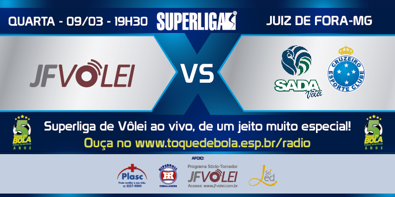 Leia mais sobre o artigo JF Vôlei recebe o forte Sada Cruzeiro nesta quarta às 20h. Toque transmite