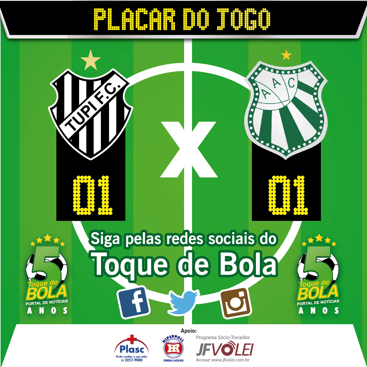 Leia mais sobre o artigo Único empate do Tupi no Mineiro chega aos 45 do segundo tempo e mexe na tabela, no texto e no contexto