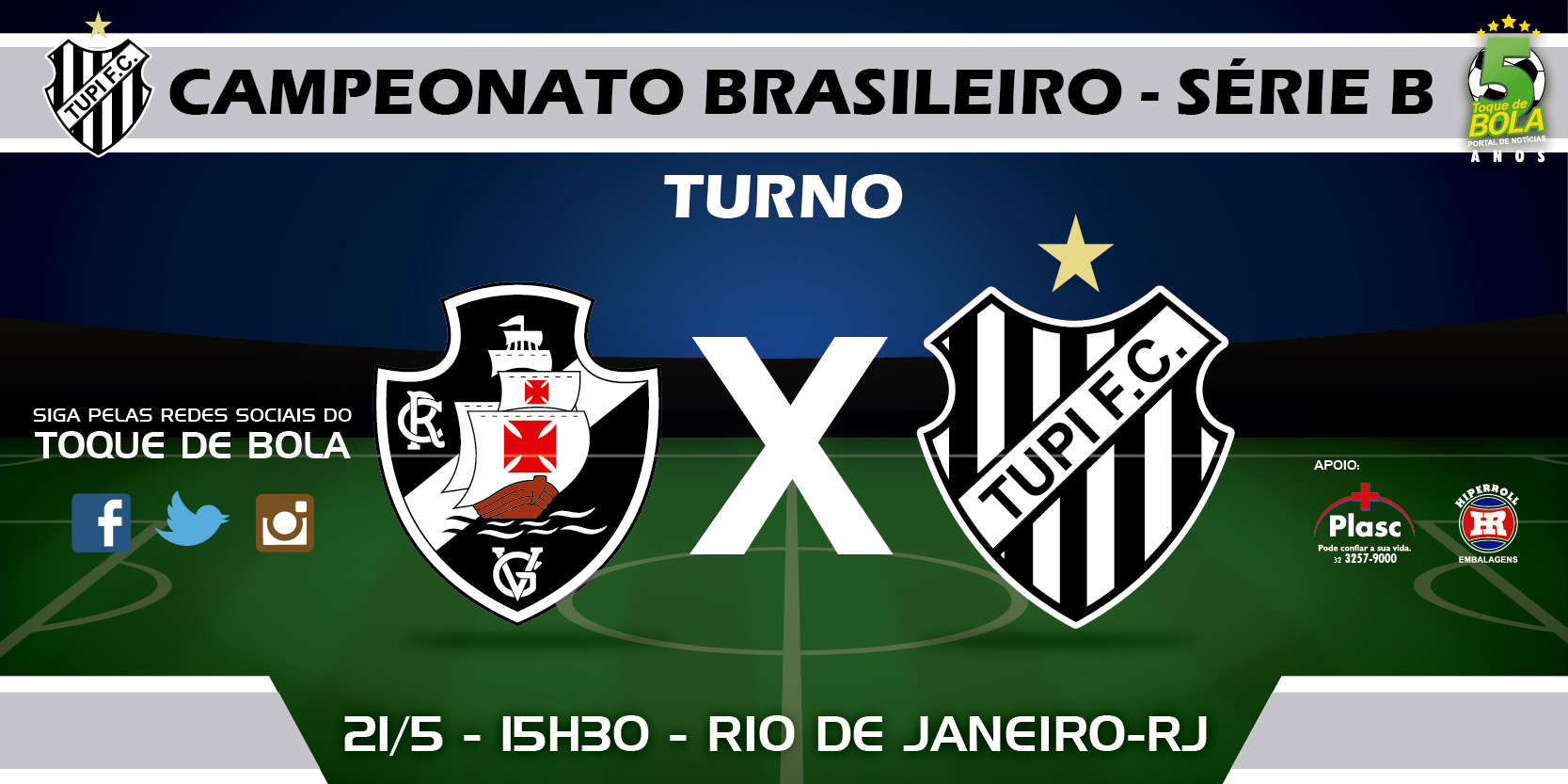 Leia mais sobre o artigo Drubscky confirma mudanças. Jorginho elogia Carijó. Siga Vasco x Tupi nas redes sociais do Toque