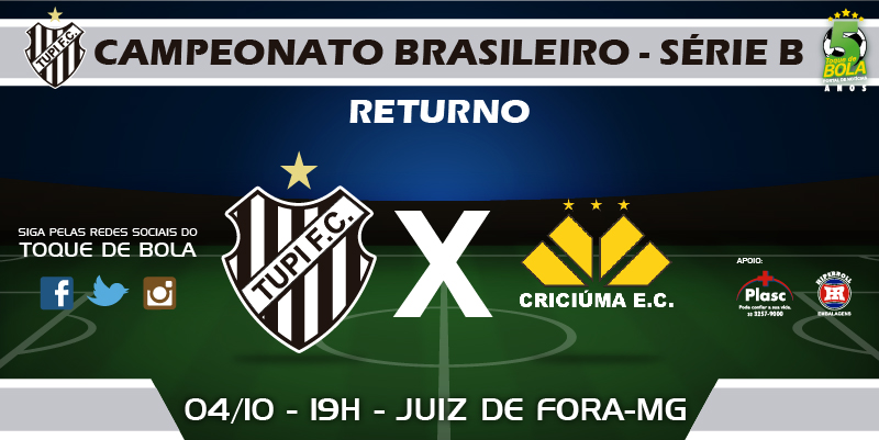 Leia mais sobre o artigo Desfalcado, Tupi recebe Criciúma e tenta encerrar jejum de vitórias na Série B