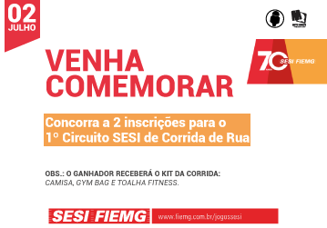 Leia mais sobre o artigo Participe da promoção Toque de Bola – 1º Circuito Sesi Corrida de Rua – 70 anos do Sesi
