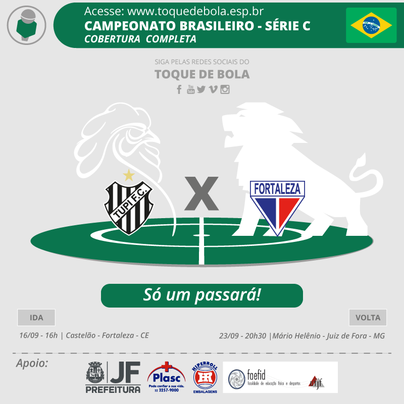 Leia mais sobre o artigo Tupi x Fortaleza: ingressos mais baratos para JF só até sábado. Árbitro da ida é mesmo de Fla x Cruzeiro