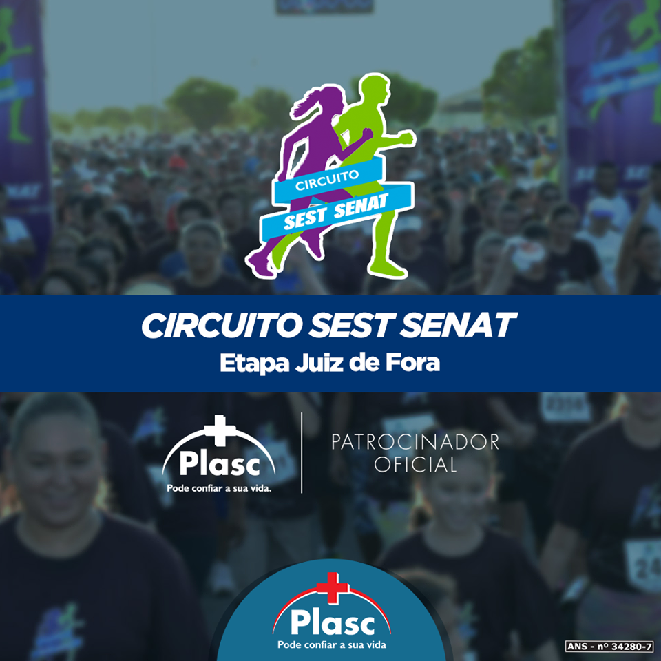 Leia mais sobre o artigo Plasc apoia Circuito Sest Senat de Caminhada e Corrida de Rua em Juiz de Fora. Veja a programação