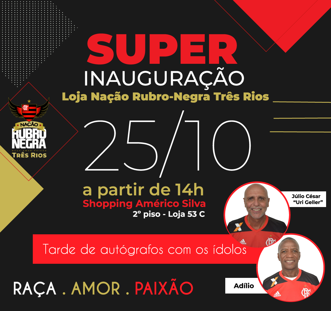 Leia mais sobre o artigo Nação em Três Rios: Adílio e “Uri Geller” são atrações na abertura da loja