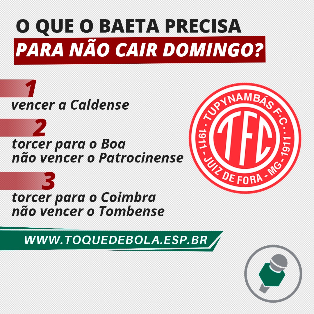 Leia mais sobre o artigo Ganhar e secar: o que o Baeta precisa para escapar?