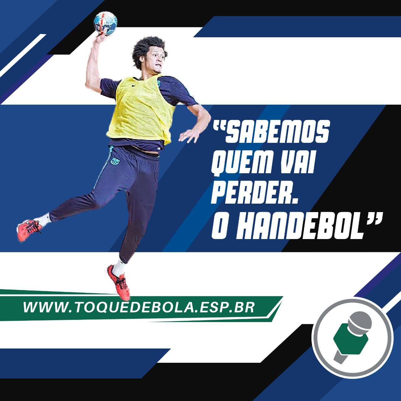 Leia mais sobre o artigo Thiagus põe o dedo na ferida do handebol e diz ao Toque: “Momento insuportável”