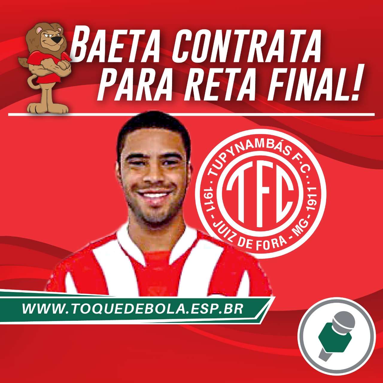 Leia mais sobre o artigo Exclusivo! Após vencer o Gama, Baeta contrata!