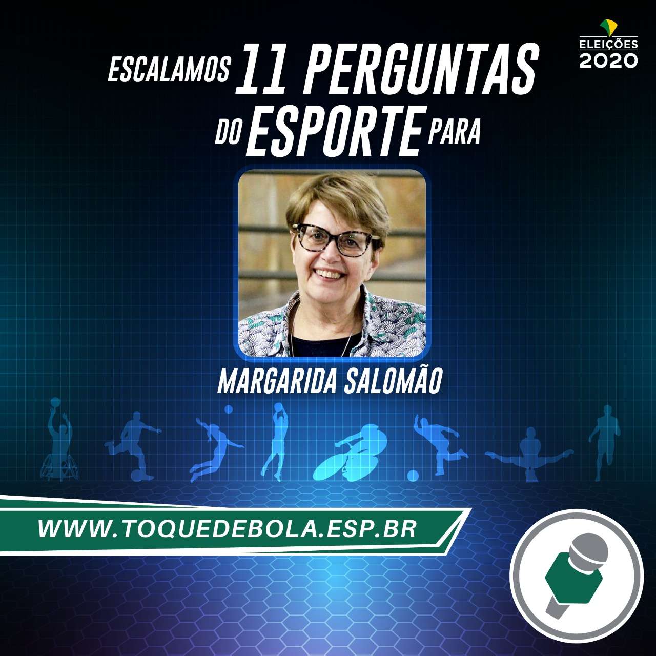 Leia mais sobre o artigo Entrevista: 11 perguntas de esporte do Toque de Bola para Margarida Salomão