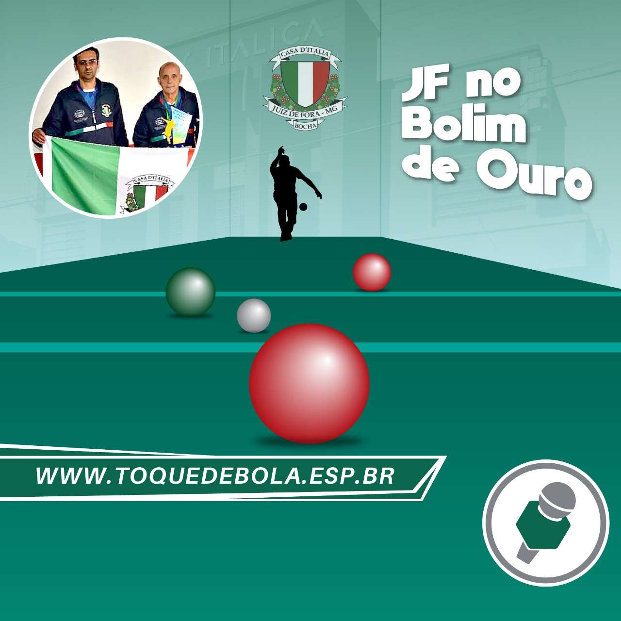Leia mais sobre o artigo Dupla da Bocha Casa d’Italia disputa Bolim de Ouro Brasil 2020
