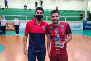 Levantador Gustavo (3) foi eleito o melhor do jogo