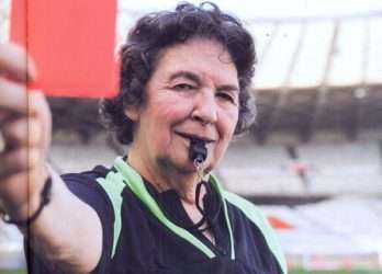 Lea Campos, em 2014, no Mineirão