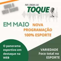 Sábado, estreia da webradio do Portal Toque de Bola!