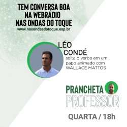 "Prancheta do Professor" estreia na web radio do Toque de Bola