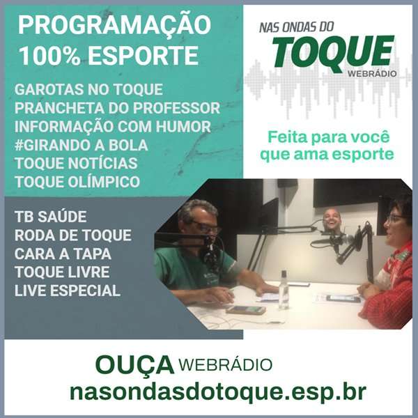 Leia mais sobre o artigo Entrevistas, Olimpíadas, humor: confira a webradio Nas Ondas do Toque neste domingo