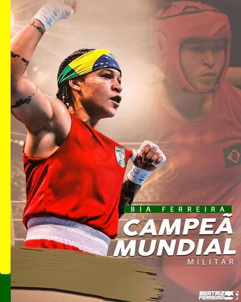Leia mais sobre o artigo Mais um pra conta: Bia Ferreira é ouro no Campeonato Mundial Militar de Boxe