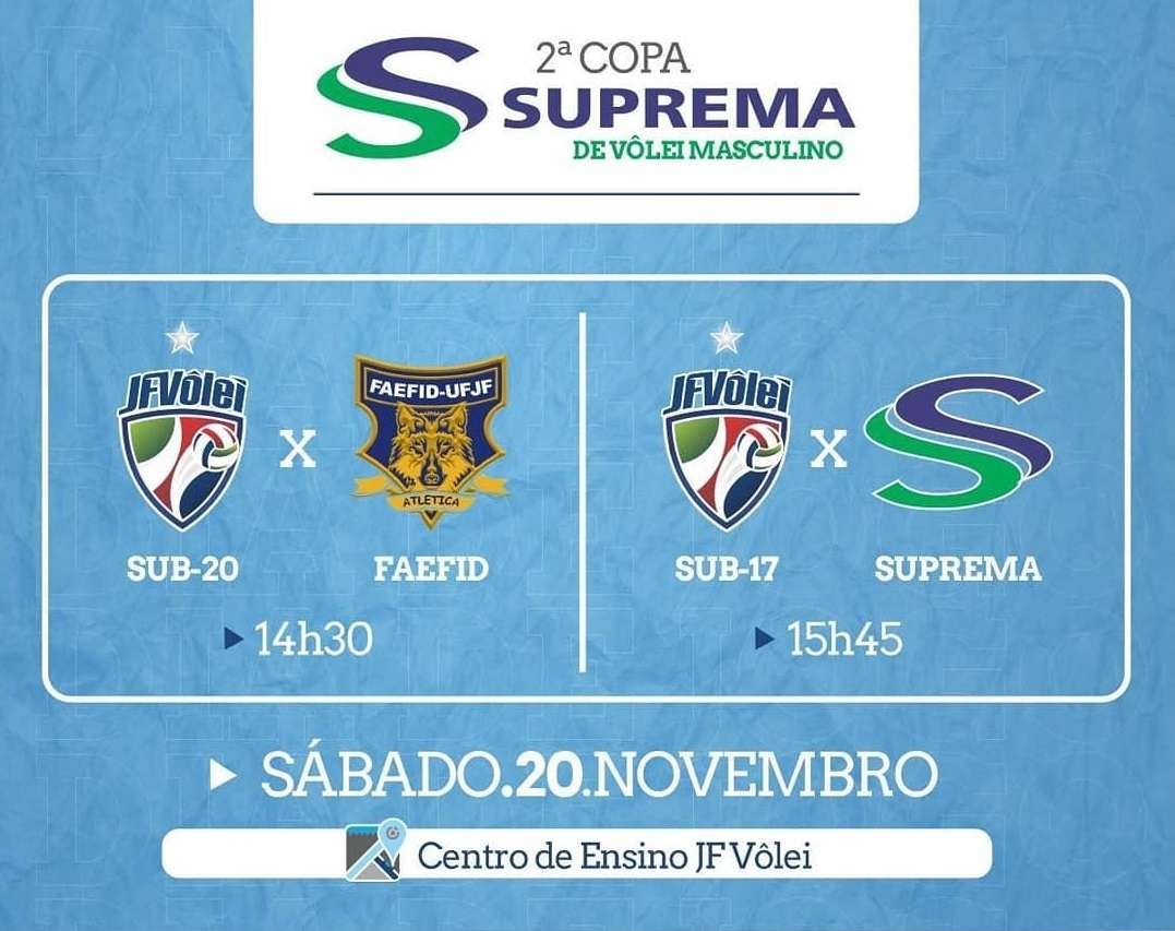 Leia mais sobre o artigo Equipes de Juiz de Fora se enfrentam na 2ª Copa Suprema de Vôlei