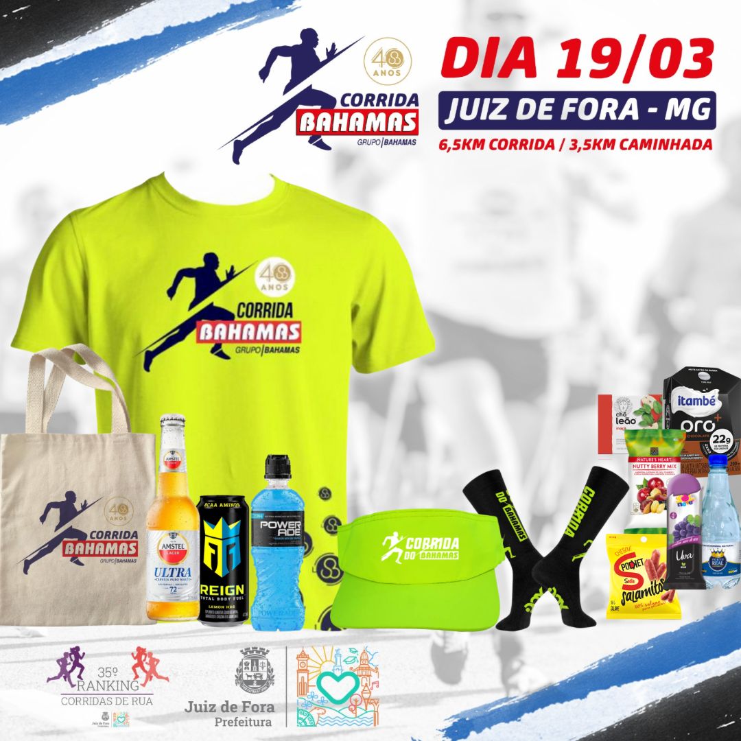 Leia mais sobre o artigo Corrida do Bahamas divulga super kit para abertura do Ranking
