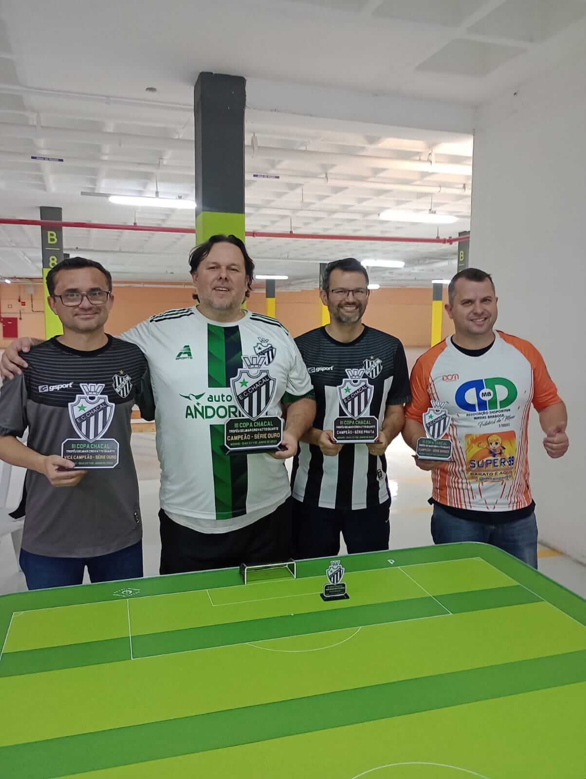 Leia mais sobre o artigo Conheça os campeões da Copa Chacal de Futebol de Mesa