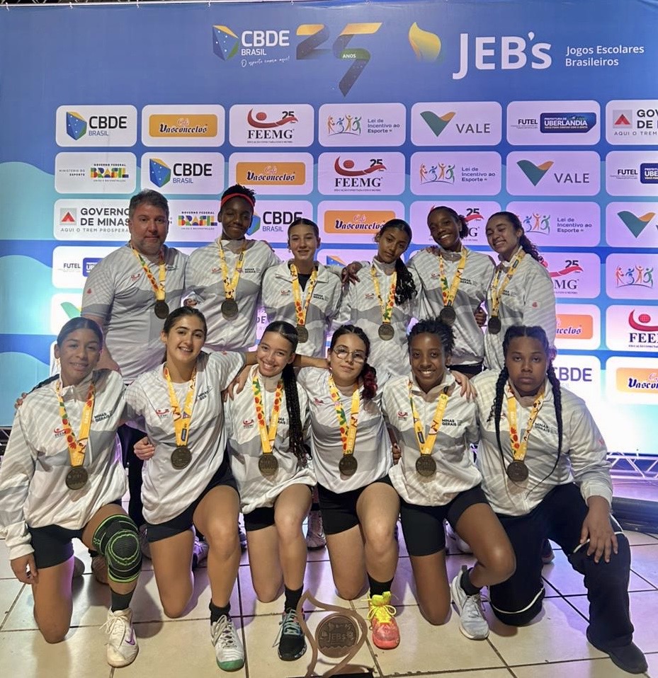 Leia mais sobre o artigo Handebol feminino de JF é bronze nos Jogos Escolares Brasileiros